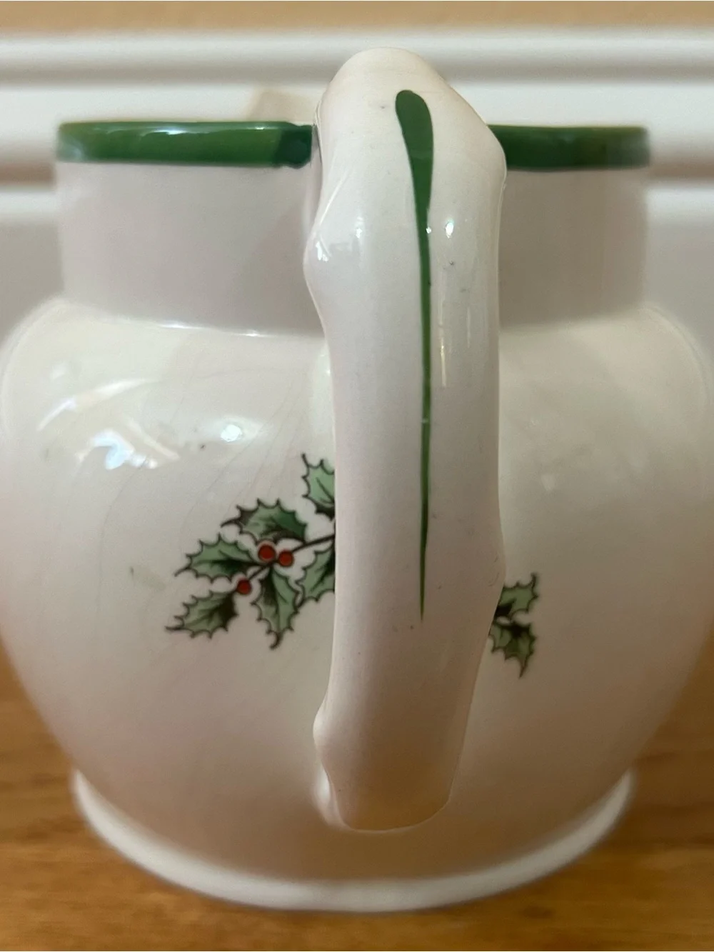 Spode Christmas Tree 4.75 Inch Syrup Pitcher Made In England